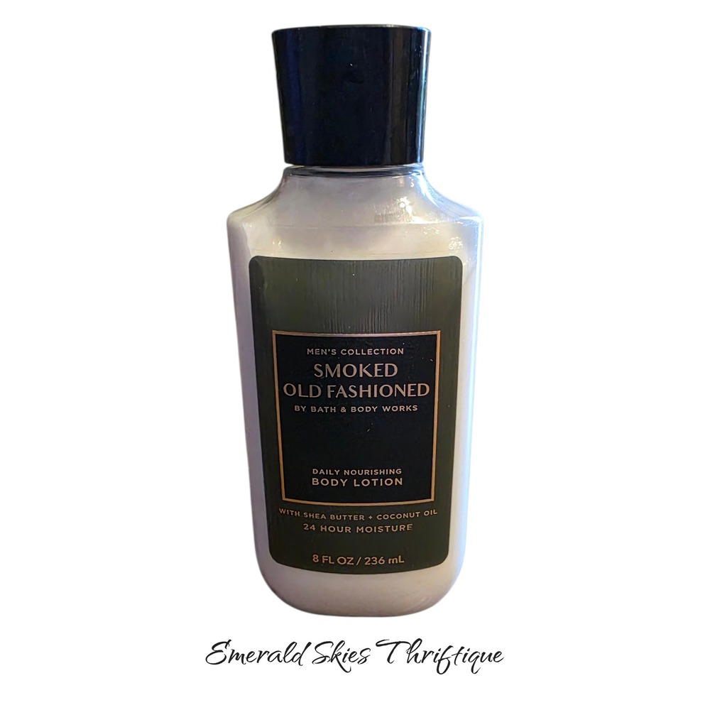 Bath & body works Smoked Old Fashioned Body Lotion Men's Collection free ship